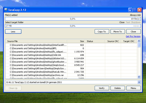 Come copiare e spostare file velocemente su Windows XP 