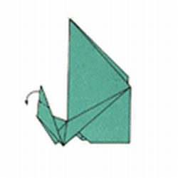 Come fare un pavone con l'origami 