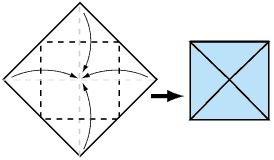 Come fare una corona con l'origami  