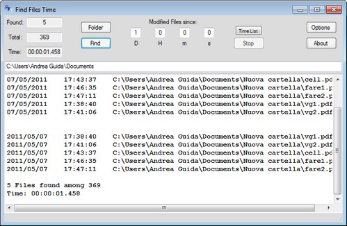 Come visualizzare i file modificati di recente  