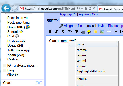 Come abilitare il controllo ortografico su Internet Explorer  