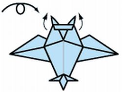 Come fare un gufo con l'origami  