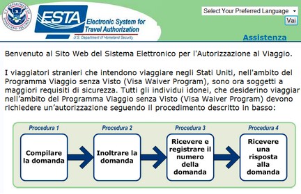 Come richiedere l'ESTA per andare negli Stati Uniti  