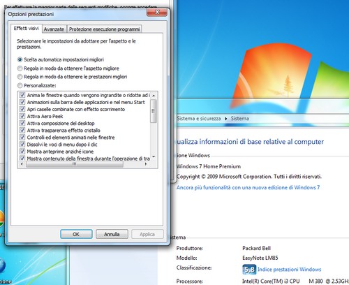 Come disabilitare le animazioni delle finestre su Windows 7 e Vista  