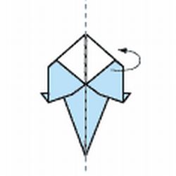 Come fare un uccello con l'origami (secondo tipo)  