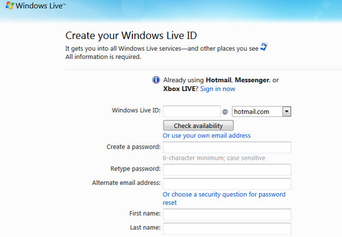 Come creare un indirizzo Hotmail  