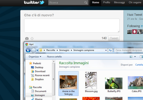 Come pubblicare foto su Twitter  