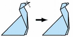 Come fare un cane seduto con l'origami  