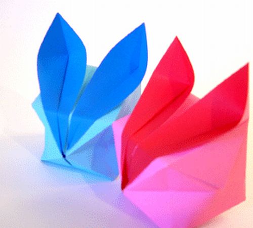 Come fare il coniglio con l'origami  