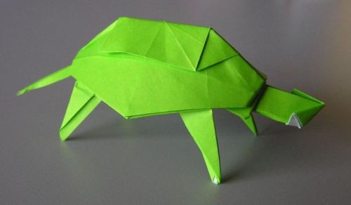 Come fare la tartaruga con l'origami  