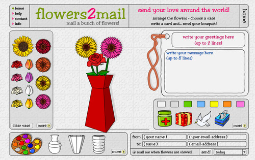 Come inviare fiori via email 