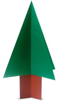 Come fare un albero di Natale con l'origami 