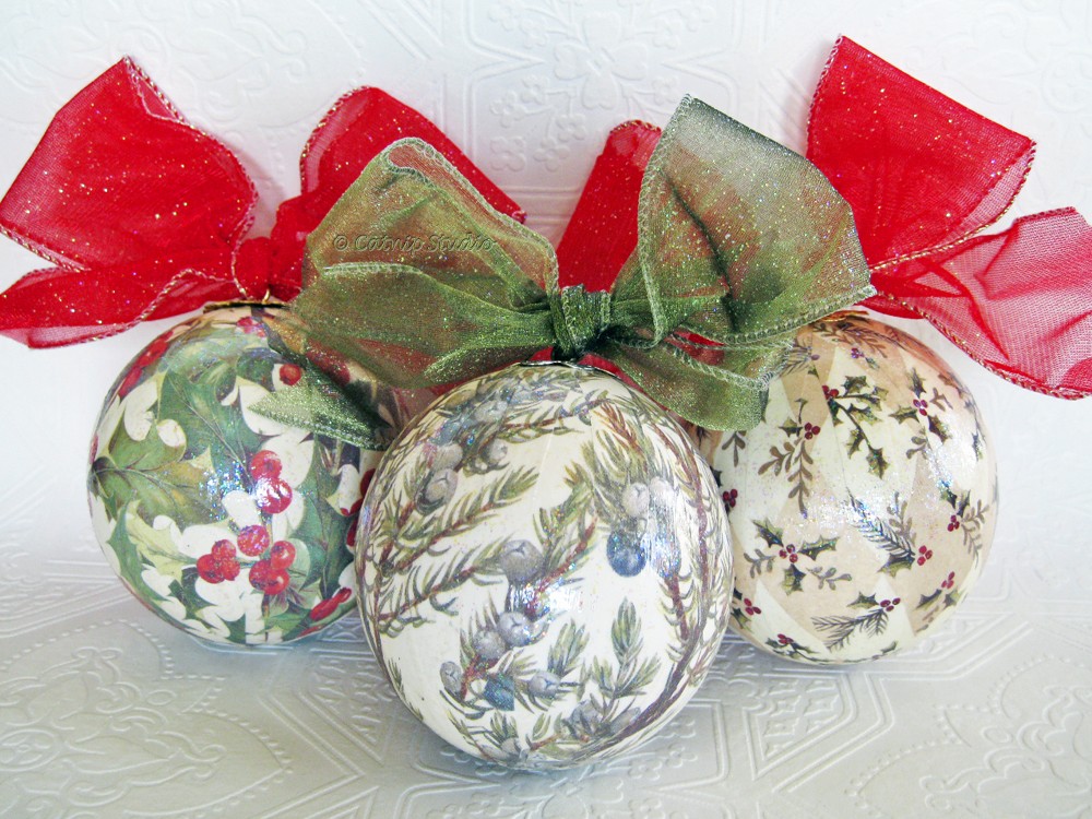 Palline Di Natale Decoupage Con Foto.Come Realizzare Le Sfere Di Natale Con Il Decoupage Come Fare Tutto