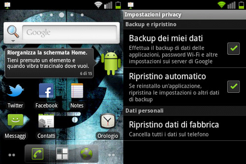 Come resettare Android  