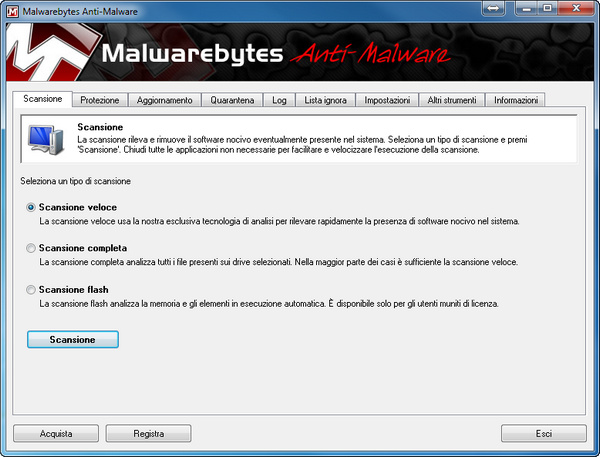 Come usare Malwarebytes  