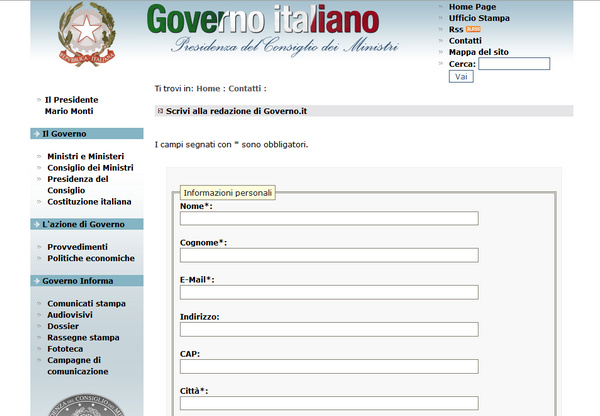 Come segnalare sprechi al governo  