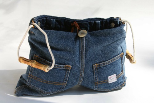 Come fare una borsa di jeans  