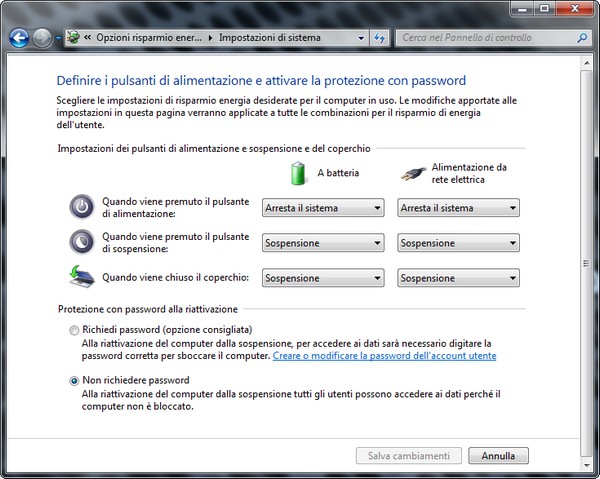 Come disattivare la richiesta della password su Windows  