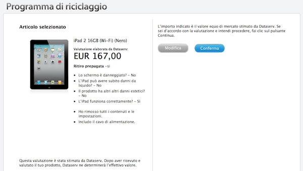 Come riciclare i prodotti Apple  