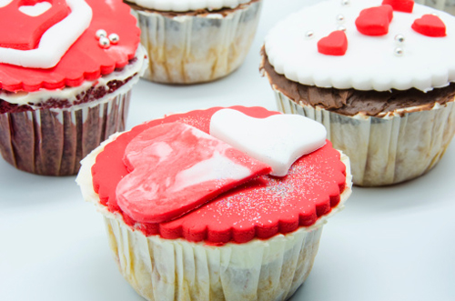 Come fare i Cupcakes di San Valentino 