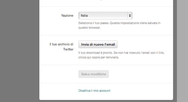 Come scaricare tutti i propri tweet da Twitter  