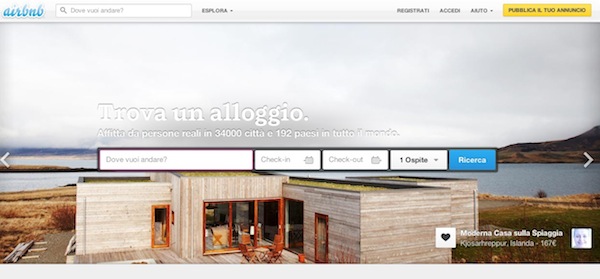 Come trovare un alloggio con Airbnb  