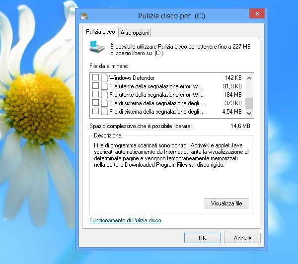 Come liberare spazio su disco dopo l'aggiornamento a Windows 8.1  