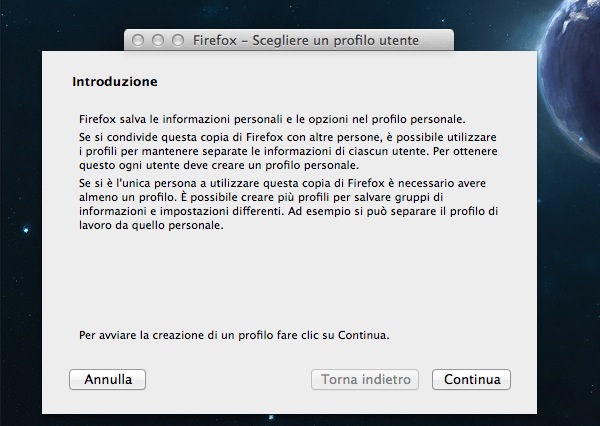 Come reimpostare Firefox  