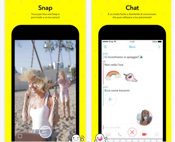 Come usare Snapchat 