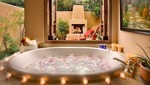 Come preparare un bagno romantico  